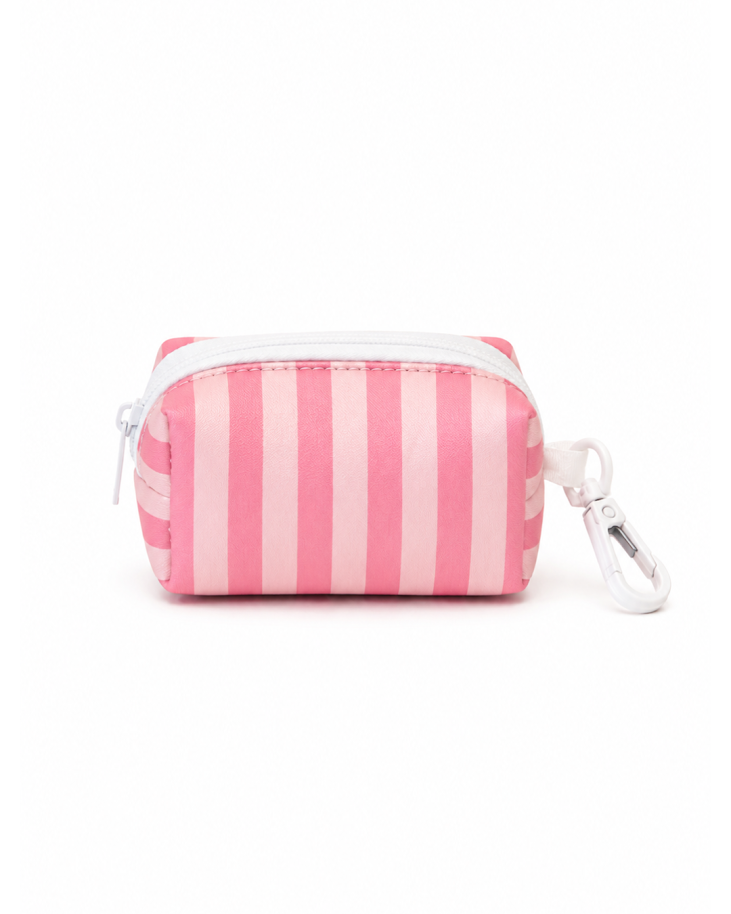 Pink on Pink Striped Waste Bag Holder