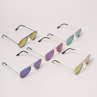 Gafas de sol estilo aviador con diseño de perro