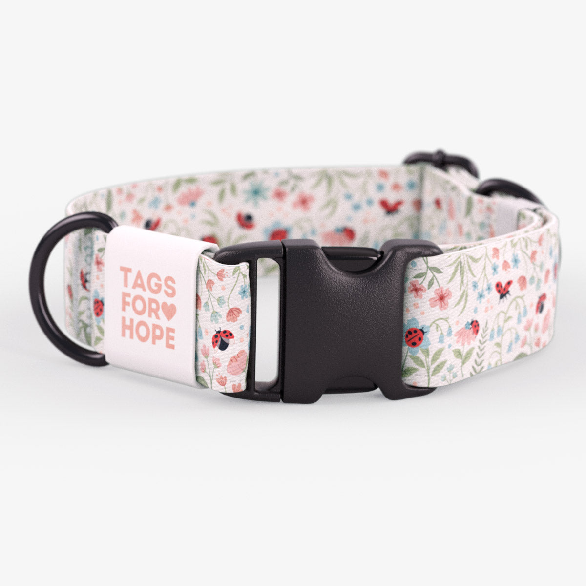 Lovely Ladybug Dog Collar