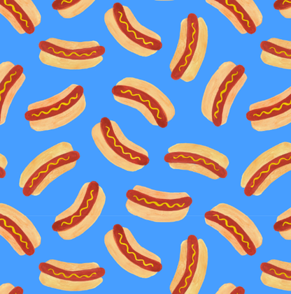Hot Diggity Dog Summer Dog Bow Tie