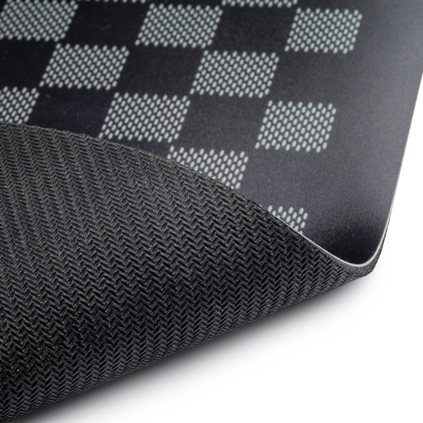 Black Checker Chewy Vuiton Bowl Placemat