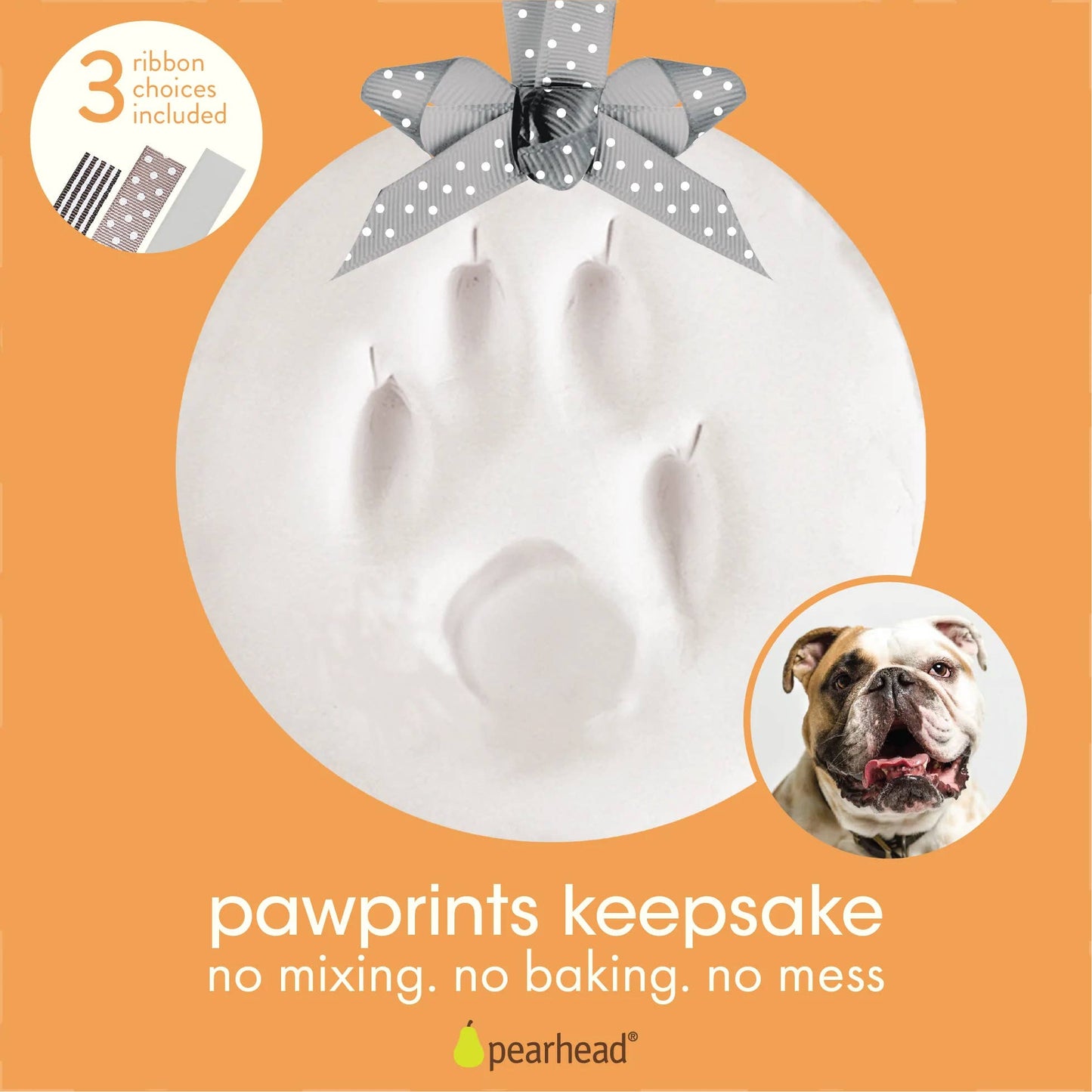 Pearhead Pawprints - Hanging Keepsake