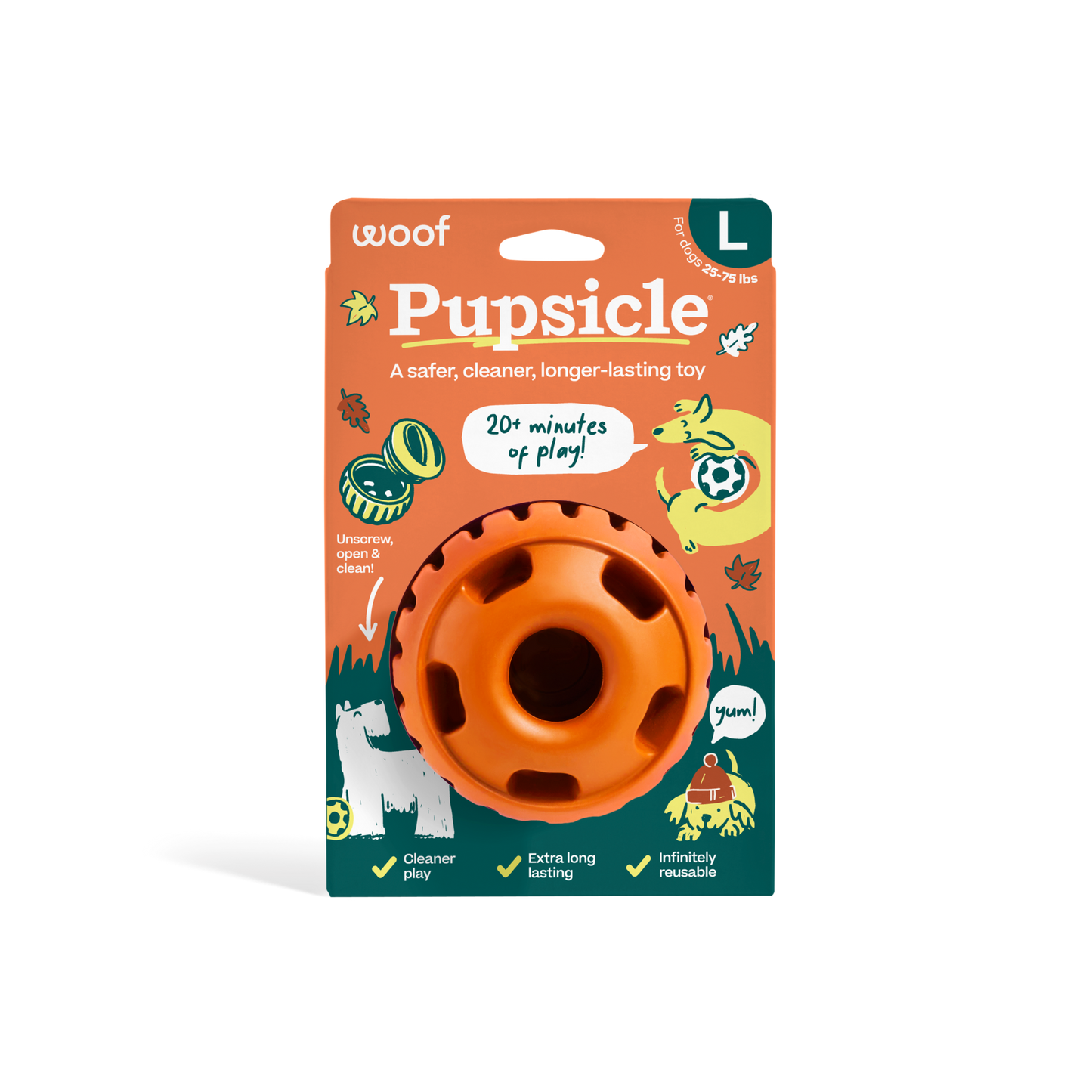 The Pupsicle Treat Dispenser - Limited Pumpkin Color