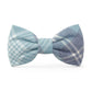 Blue Frost Flannel Holiday Bow Tie