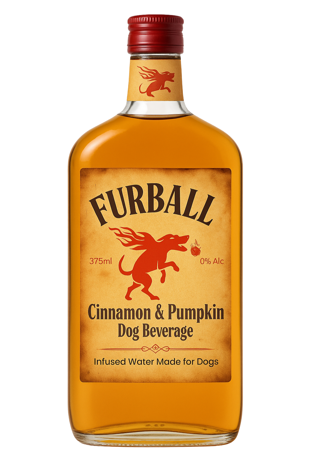 Furball Dog Whiskey Minis 100ml - Pumpkin-Cinnamon
