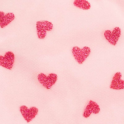 Sparkly Heart Dog Tutu Dress