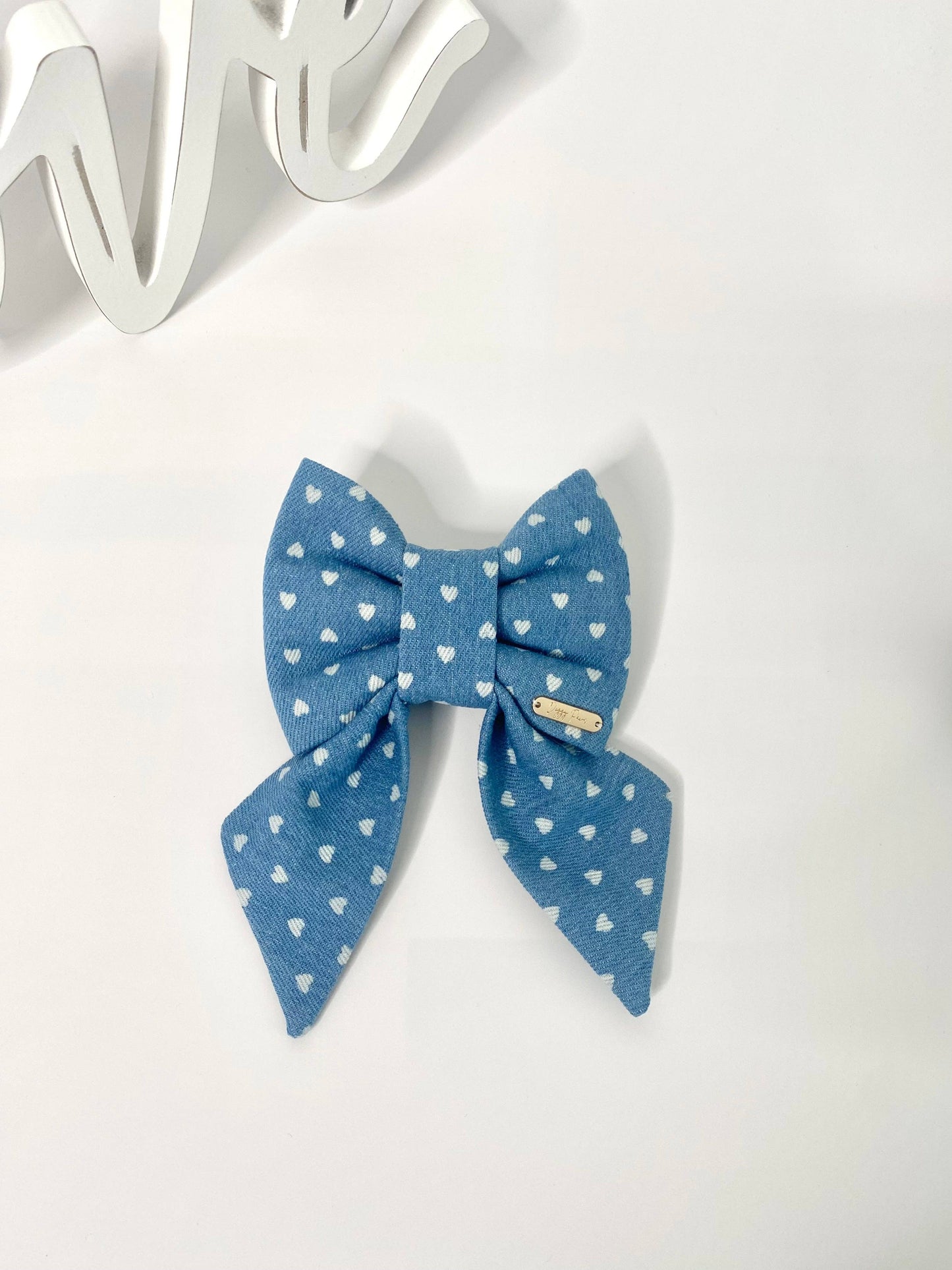 With Love Dog Sailor Bow