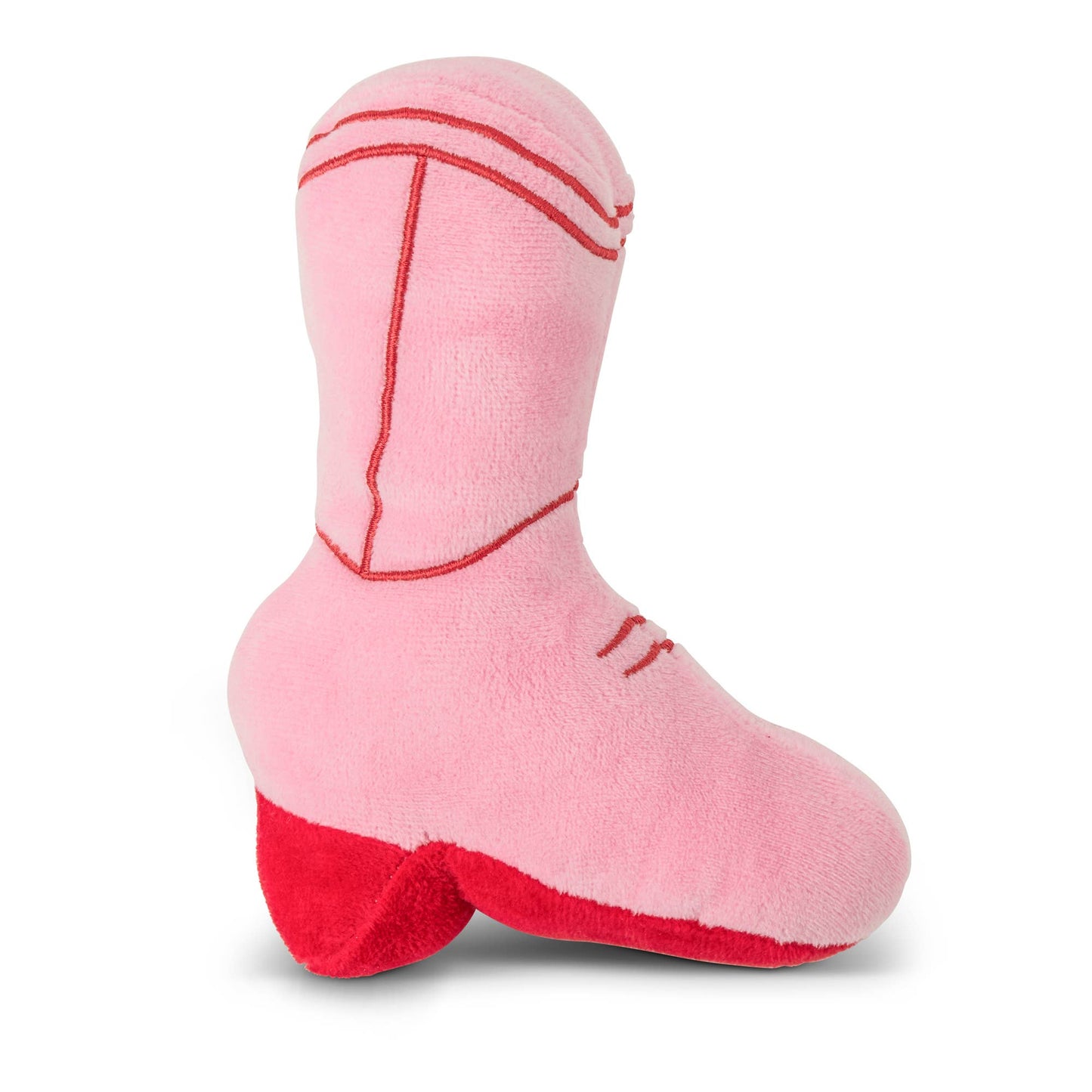 3pc Pink Cowgirl Pet Plush Squeaker Toys