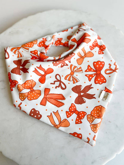 Fall Bows Wrinkle Resistant Bandana