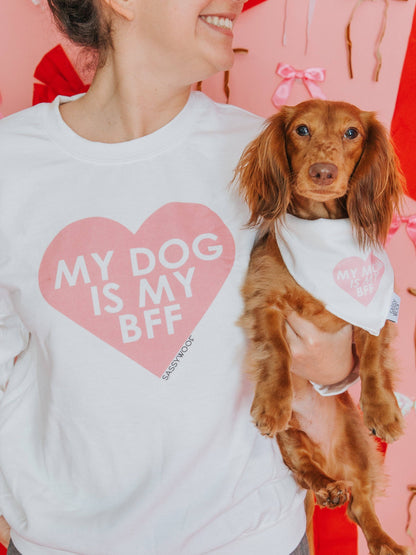 My Mom is my BFF Dog Bandana - Assorted Colors