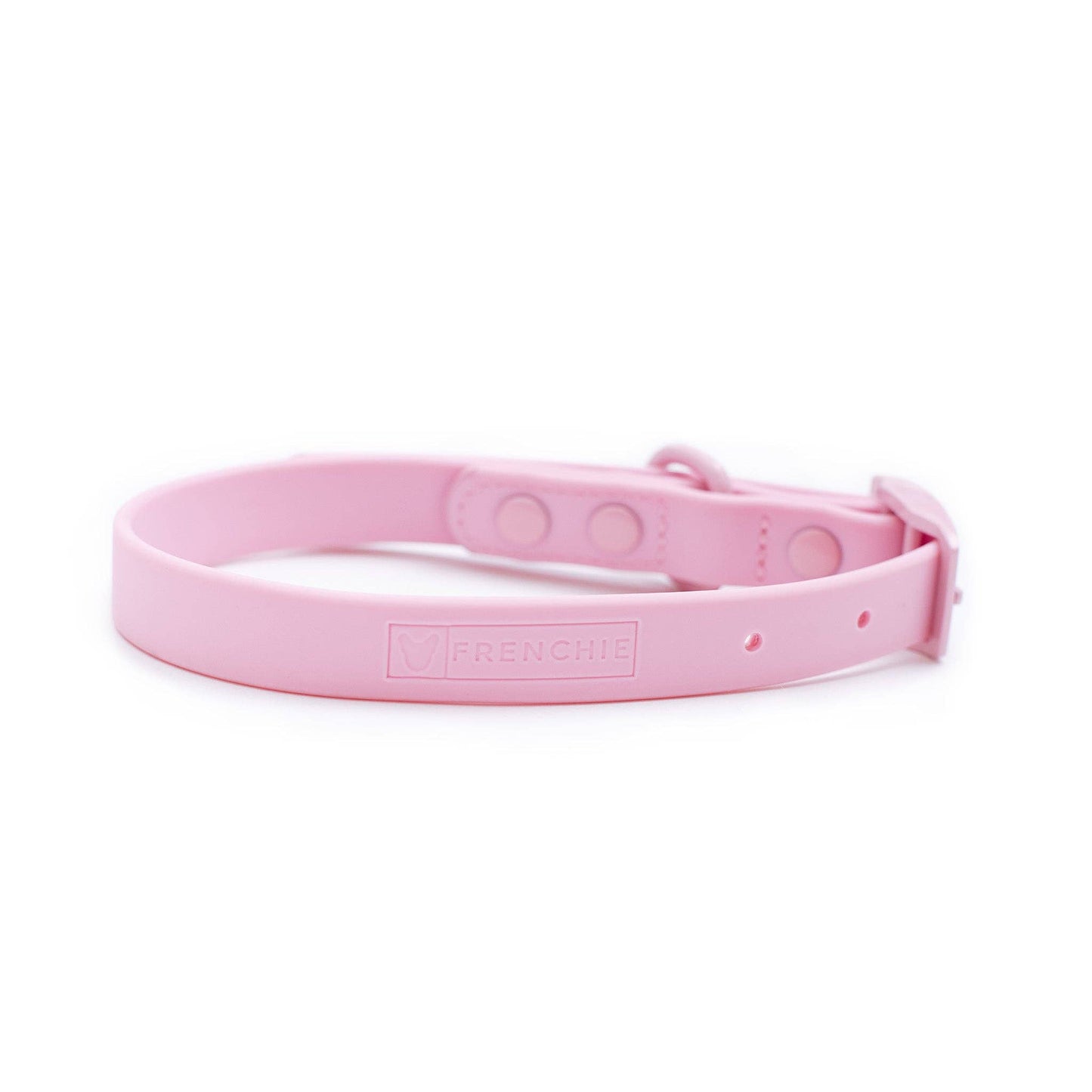 Collar impermeable para Frenchie - Rosa chicle