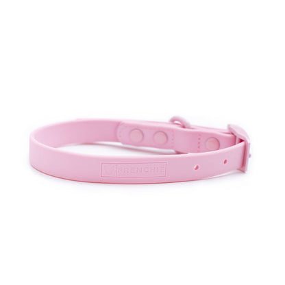 Collar impermeable para Frenchie - Rosa chicle