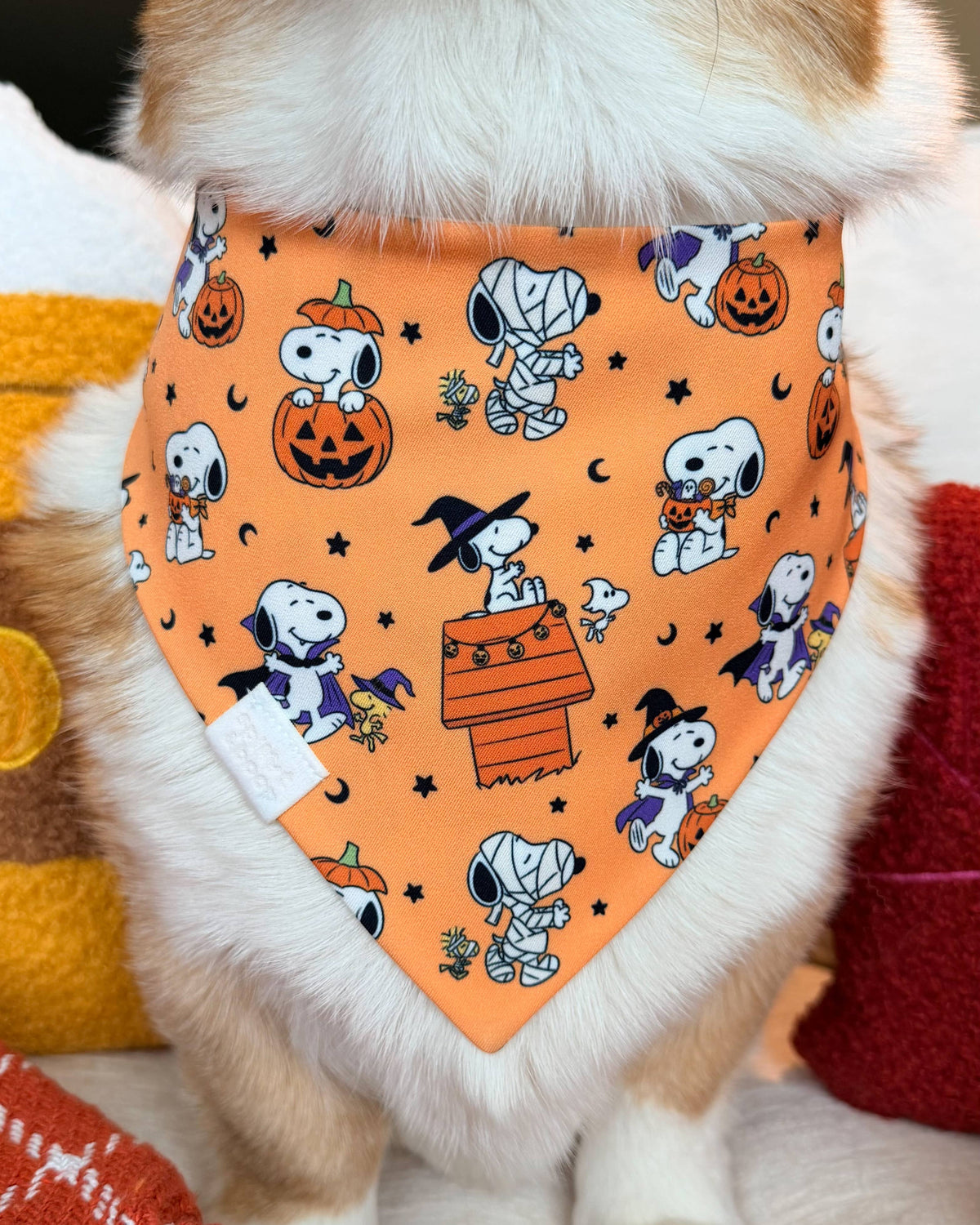 Falloween Snoopy Dog Bandana