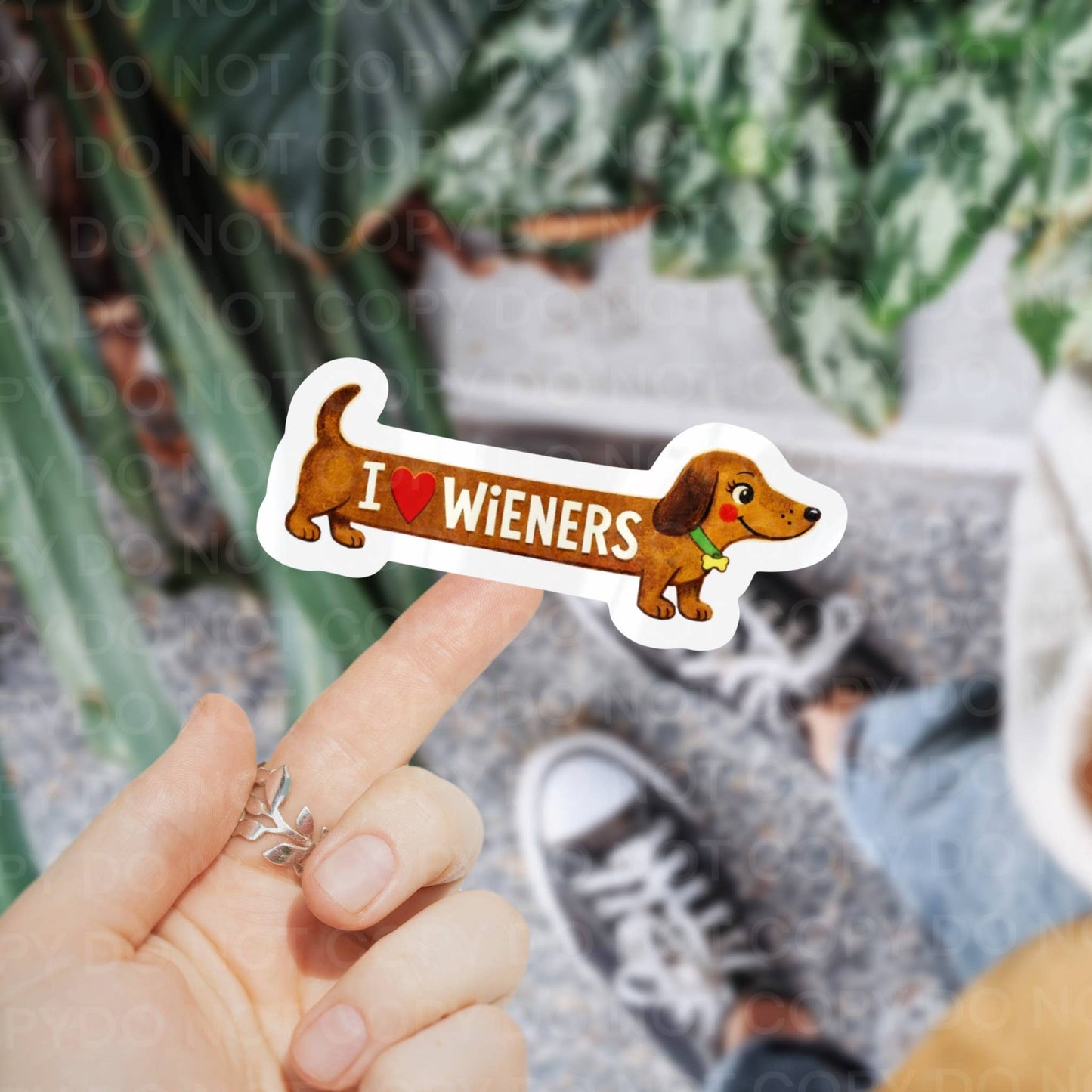 I Love Wieners Sticker