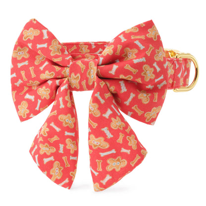 Baking Spirits Bright Holiday Lady Dog Bow
