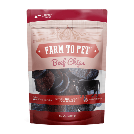 Beef Chips Dog Treats 12oz