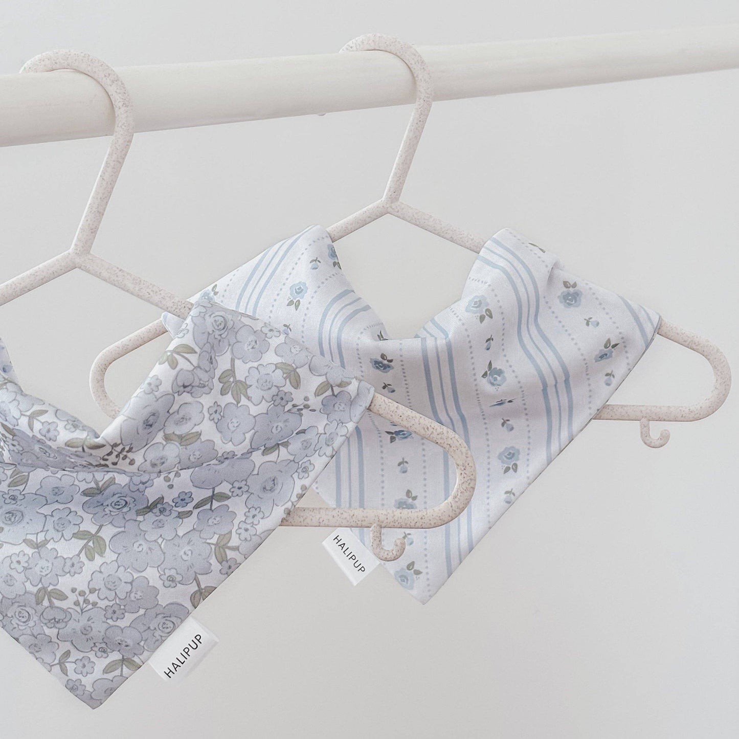 The Lilia Blue Floral Reversible Dog Bandana