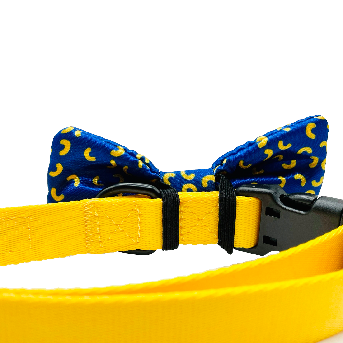 Mac and Cheese Blue Dog Bow Tie