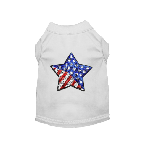Patriotic Star Dog Tee