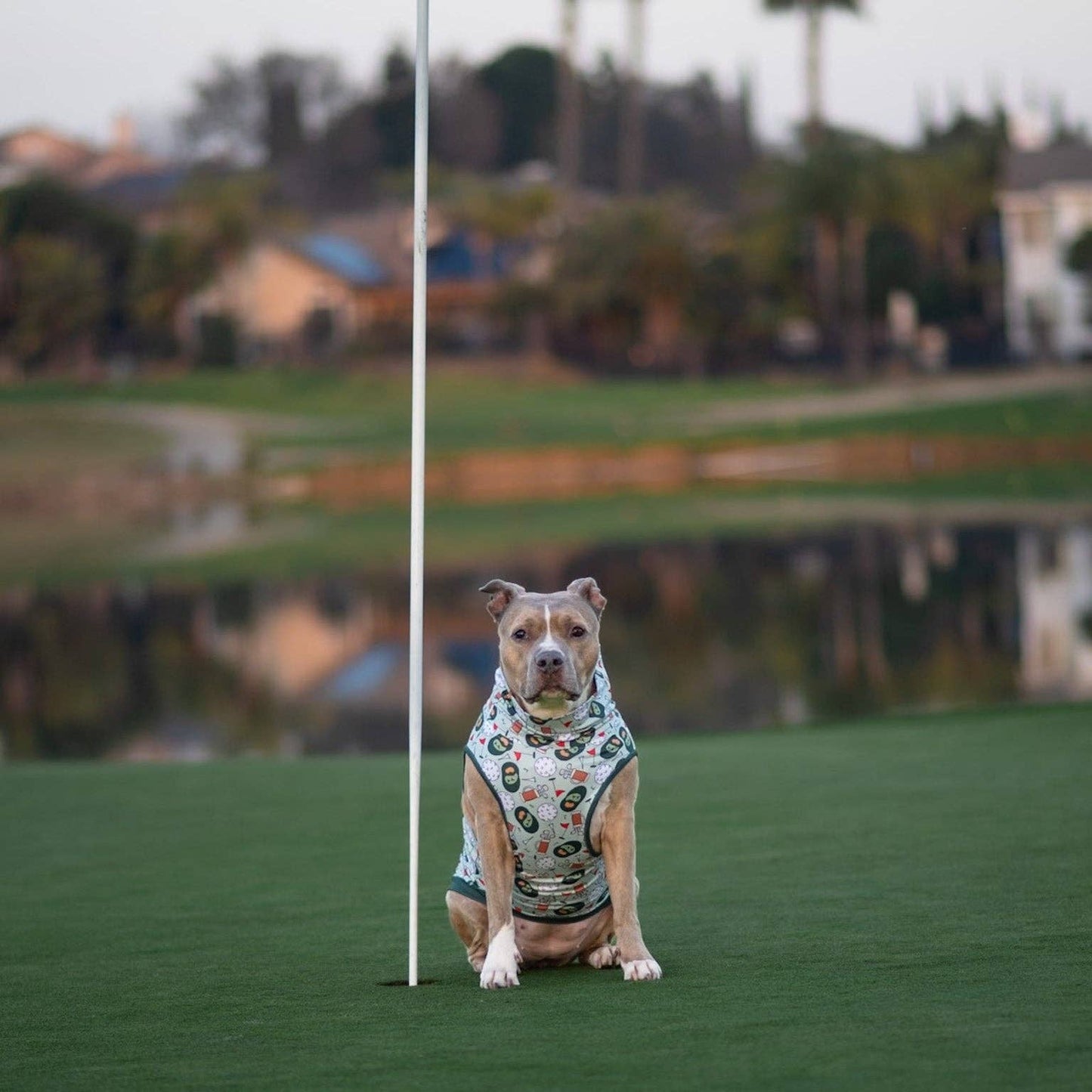 Tee Time Tail Wags Muscle Tee