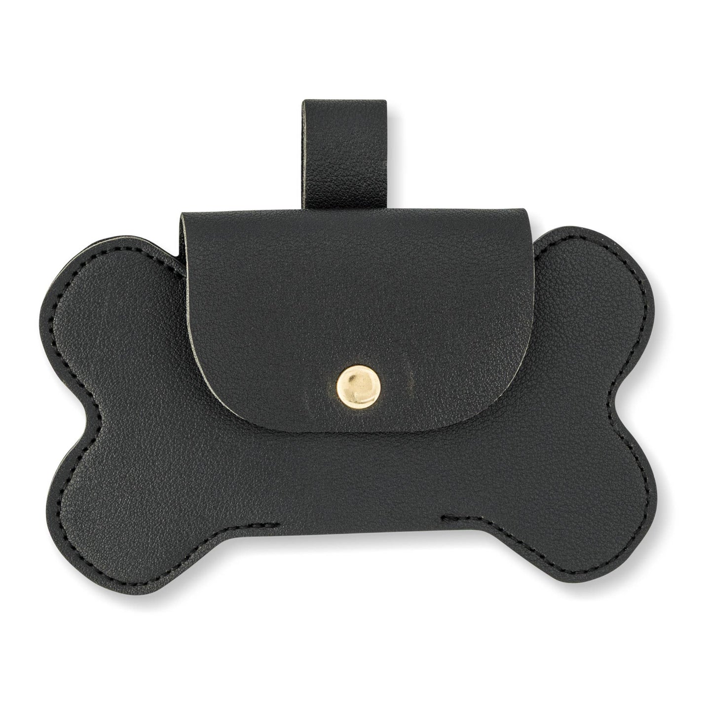 Dog Bone Waste Bag Holder-Black