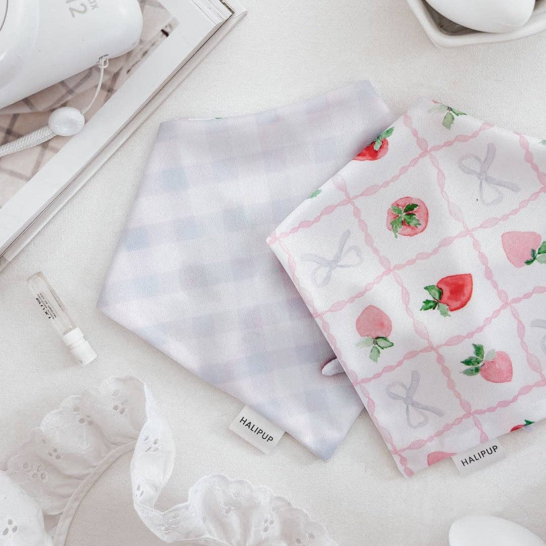 Strawberry Sundays Reversible Dog Bandana