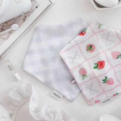 Strawberry Sundays Reversible Dog Bandana