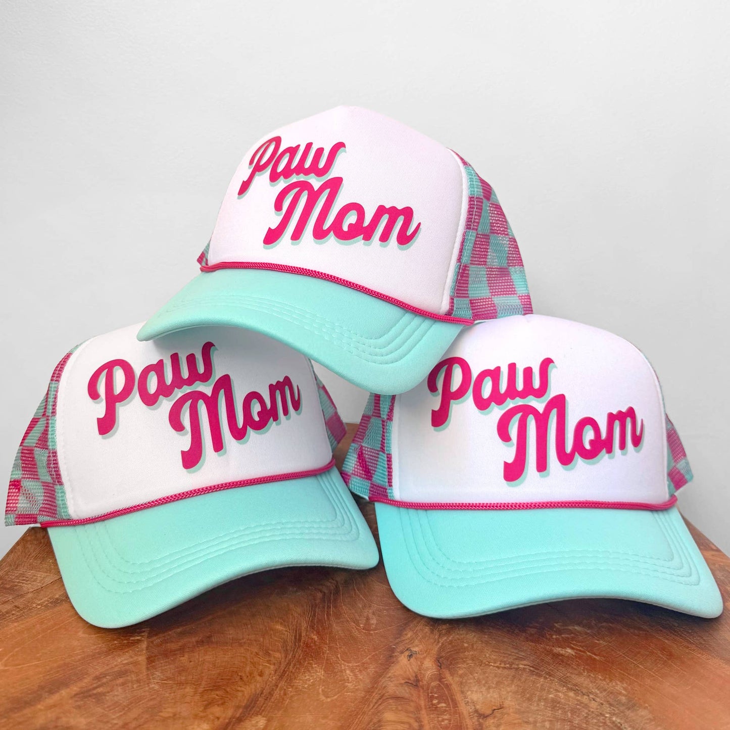Paw Mom Retro Trucker Hat