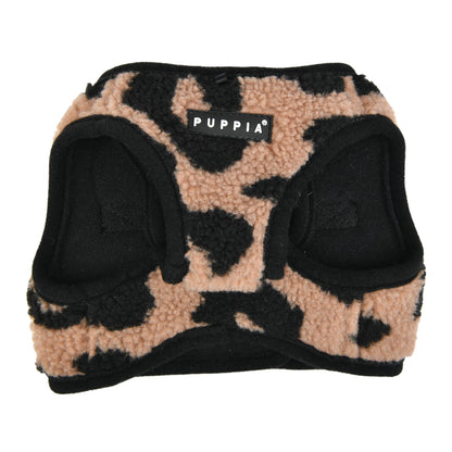 Arnés para perros Serval Vest con estampado de leopardo, de fácil colocación, color beige