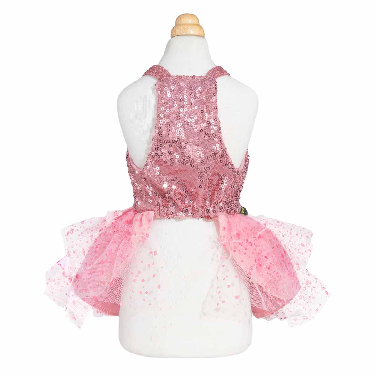 Sparkly Pink Sequin Dog Tutu Dress