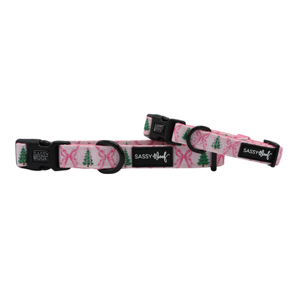 Pretty in Pine Dog Collar