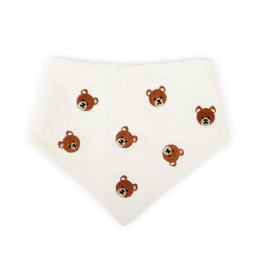 Embroidered Bear Reversible Bandana