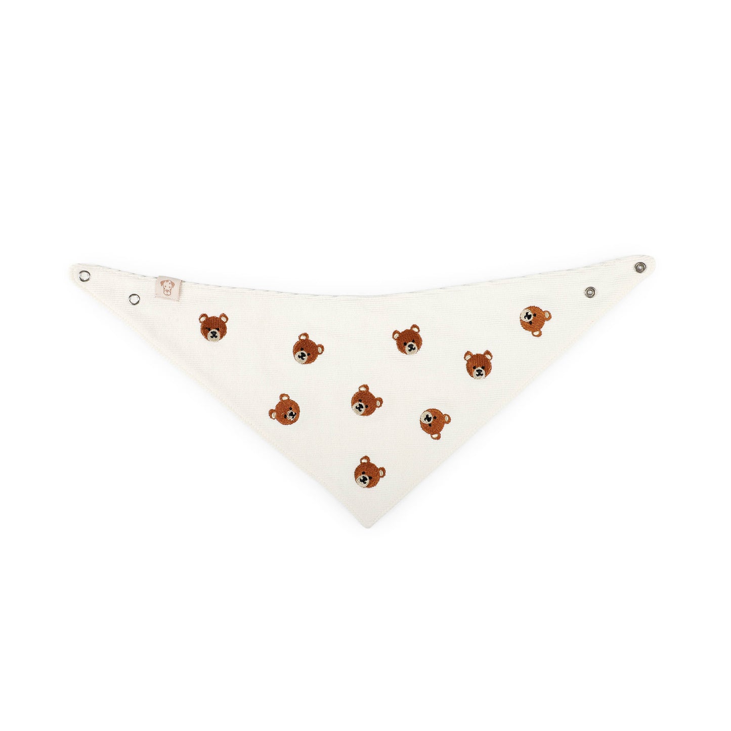 Embroidered Bear Reversible Bandana