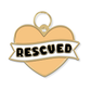 Rescued Dog Collar Charm