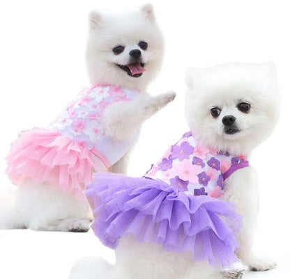 Flower Tutu Dog Dress