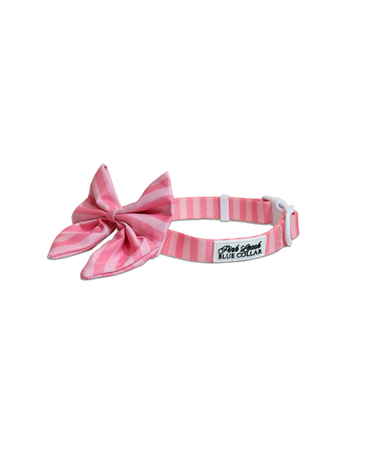 Pink on Pink Striped Bow