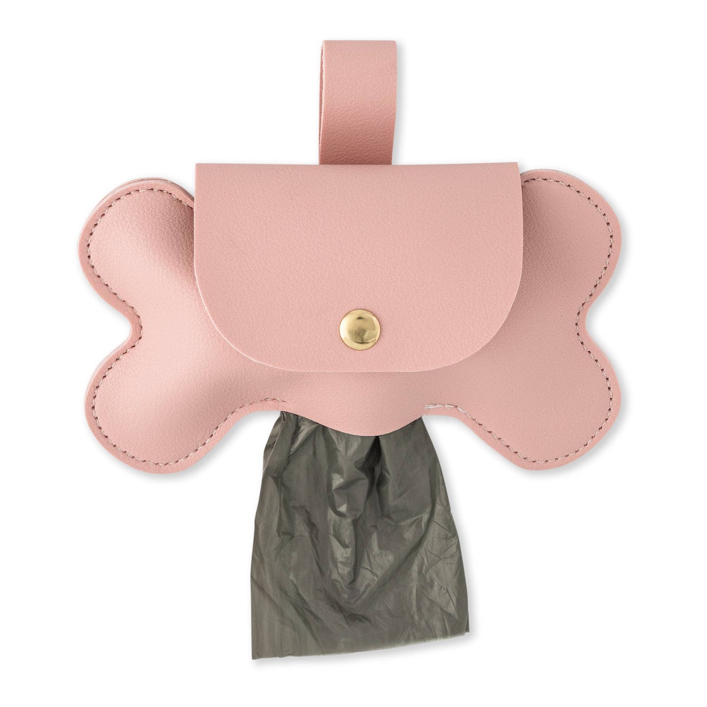 Dog Bone Waste Bag Holder-Pink
