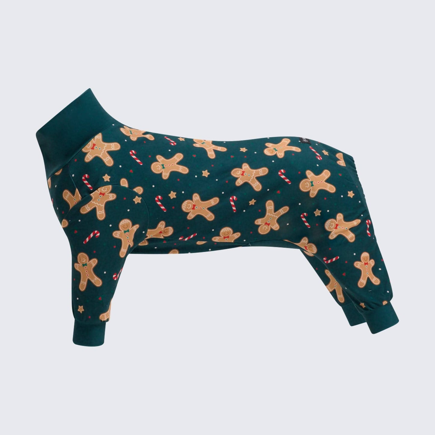 Dog Christmas Pajama - Gingerbread Man