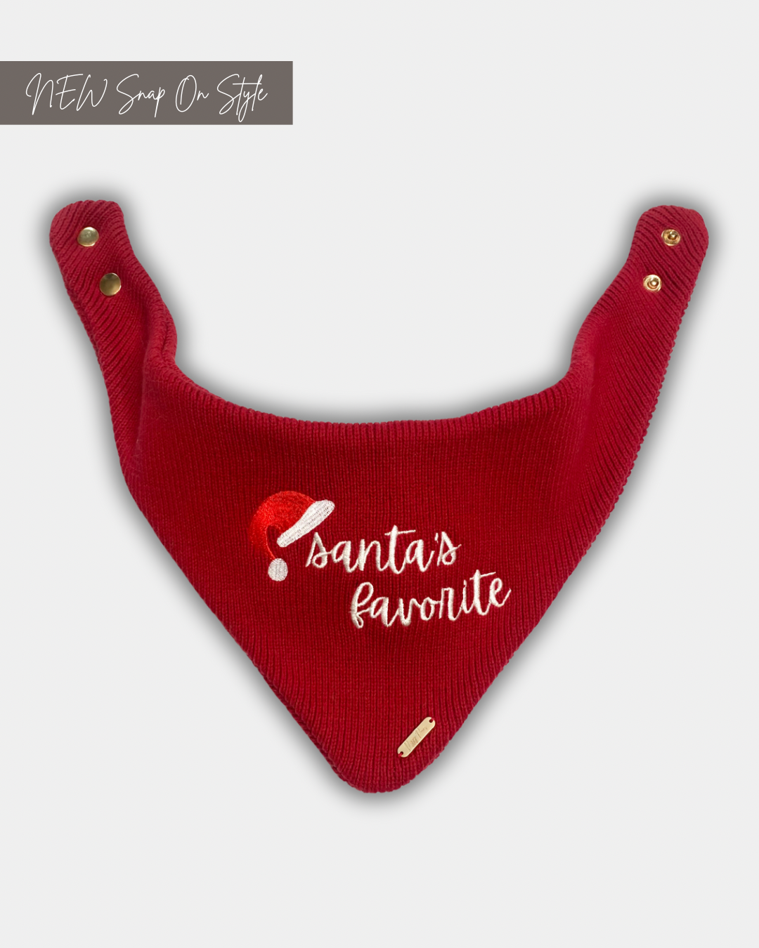 Santa's Favorite Dog Bandana
