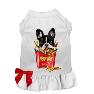 Frenchie Fries Dog Dress - Assorted Colors