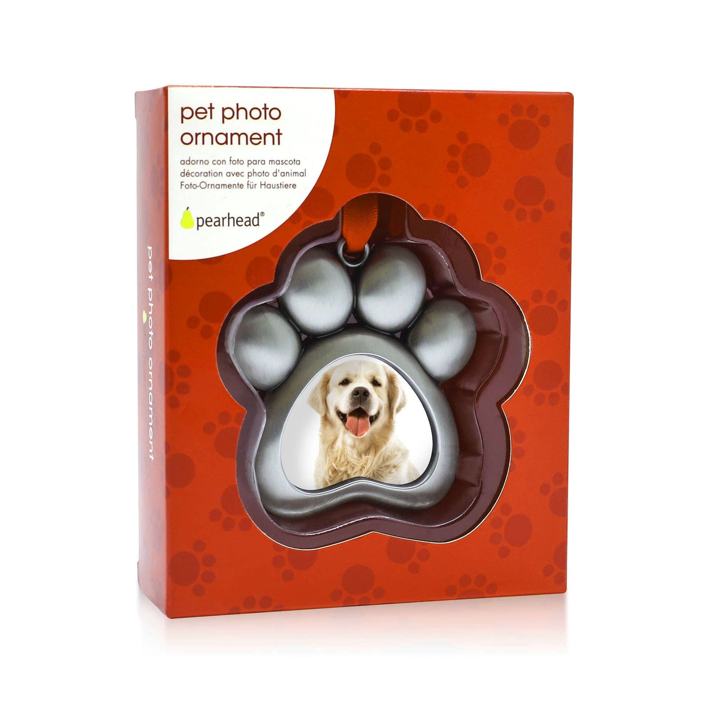Paw Shaped Pet Picture Holiday Ornament