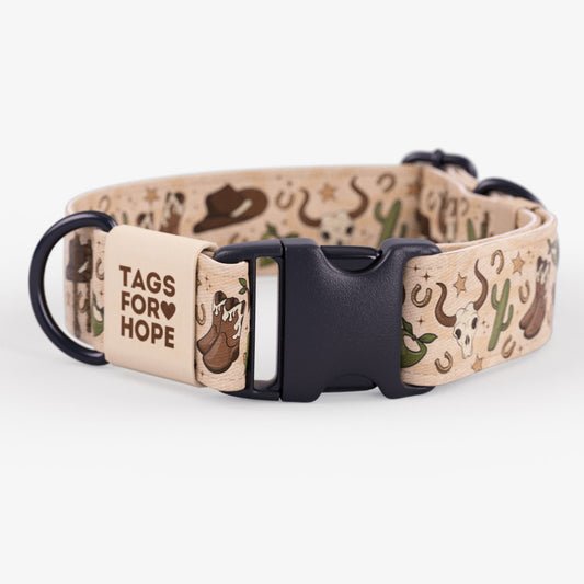 Howdy Pawtner Cowboy Dog Collar