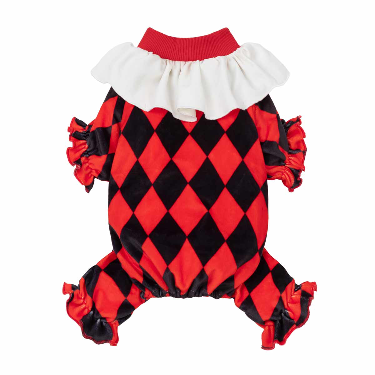 Harlequin Clown Dog Costume