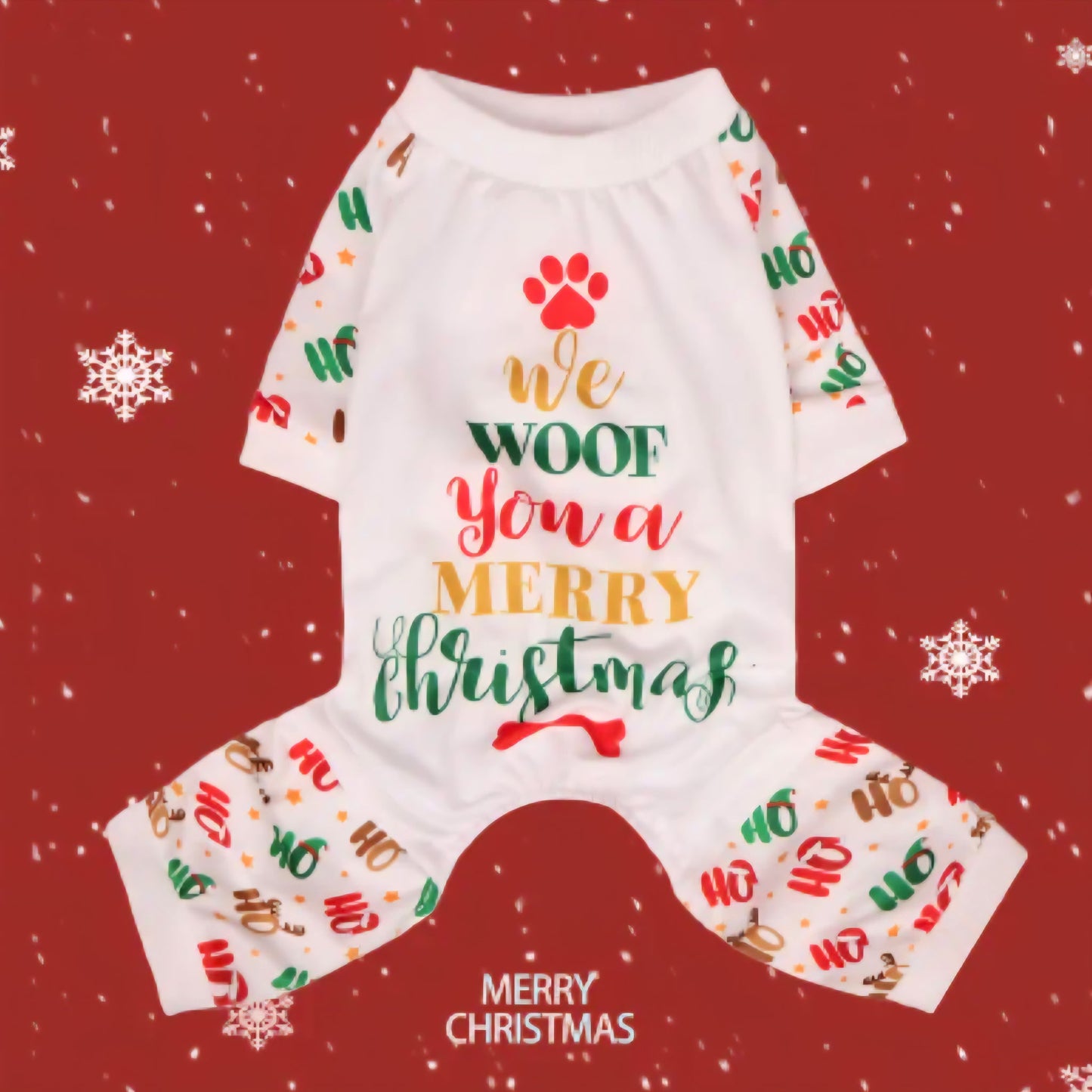 Merry Christmas Dog Pajamas