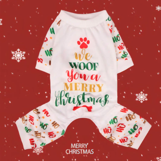 Merry Christmas Dog Pajamas