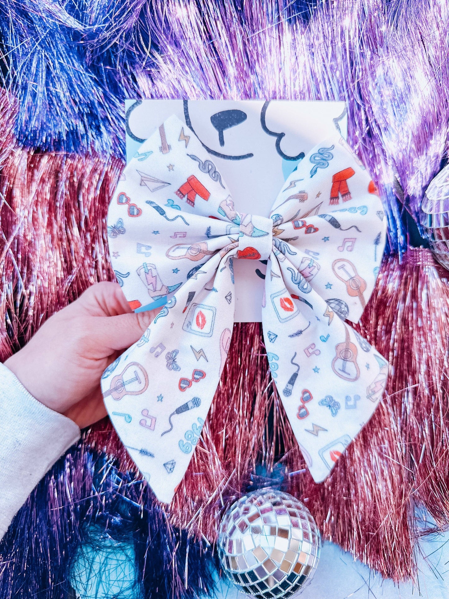 Swiftie Dog Sailor Bow