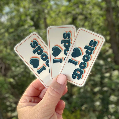 I Heart Doods Vinyl Sticker