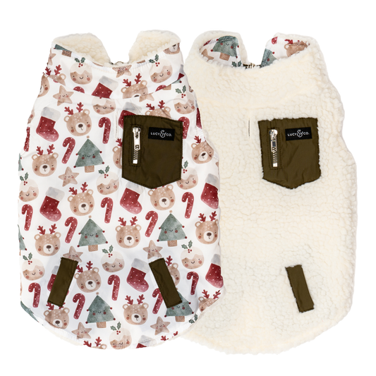 The Jingle Bells Reversible Teddy Vest