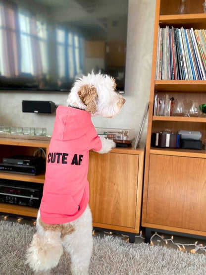 Cute AF Dog Hoodie