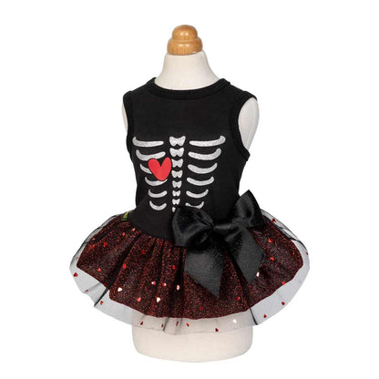 Halloween Skeleton Dog Dress